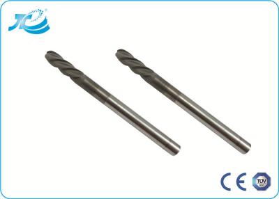 China TiAIN Coating Solid Carbide End Mill with HRC 55 Degree , Diamond Coated End Mills for sale