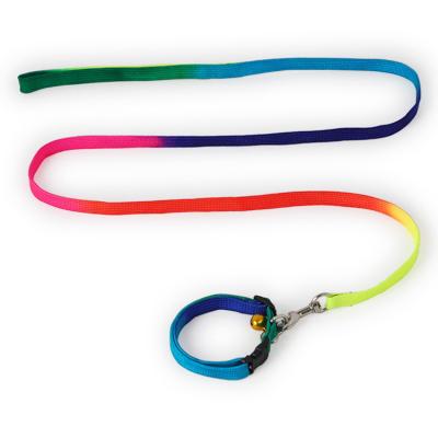 China Amazon Best Seller Sustainable Colored Dog Pet Collars And Leash Set For Small Dog for sale