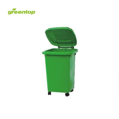 China Viable plastic wheelie container 50 liter outdoor waste bin for sale