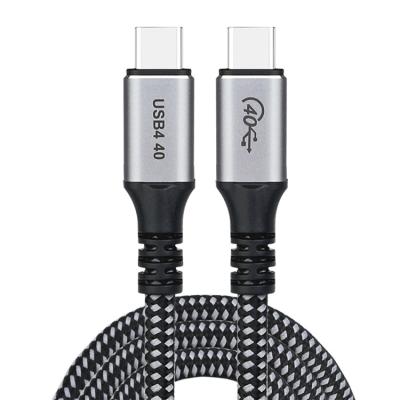 China MP3/MP4 Player Data Cable Fast Charging Cable Type C Usb4 PD100w Male To Gen3 Male Thunderbolt 3 Audio Video Cable for sale