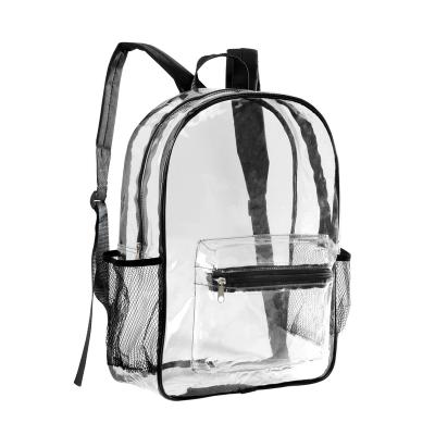 China Waterproof 2022 Most Popular cheap waterproof bookbags 202560 unisex girls transparent clear school bags backpack for teenagers for sale