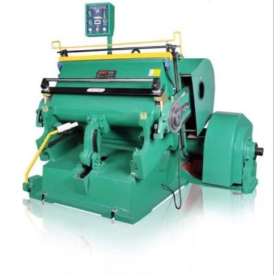 China Stock Manual Platen Paper Die Cutting and Embossing Machine for Customer Requirements for sale