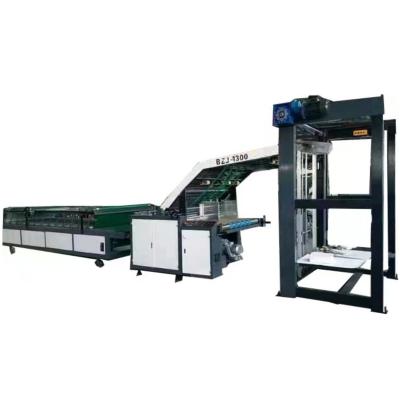 China Semi-automatic Flute Laminator for Carton Paperboard Flute Laminating Machine for sale