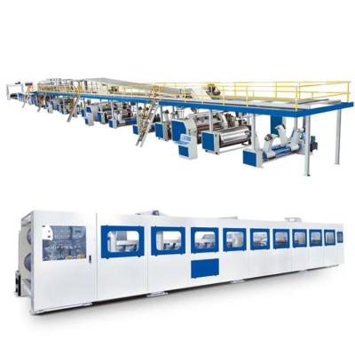 China Electric/Steam Heating Corrugated Carton Machine for Food Beverage Production Line for sale