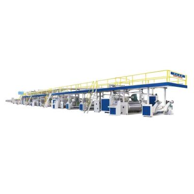 China Manufacturing Plant 12.5KW Servo Main Driving Motor Corrugated Cardboard Production Line for sale