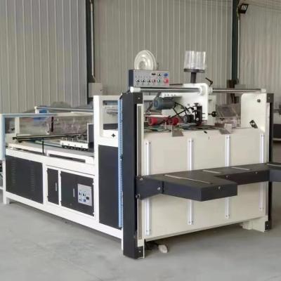 China Design Semi Automatic Folding Gluing Machine for Carton Unfolding Dimensions 600*300mm for sale