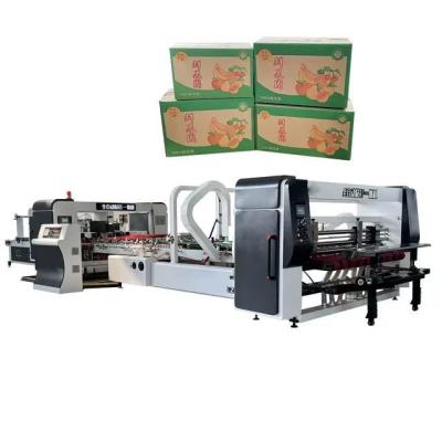 China Voltage 380V Paper Forming Machine for Corrugated Carton Box Folding All In One Machine for sale