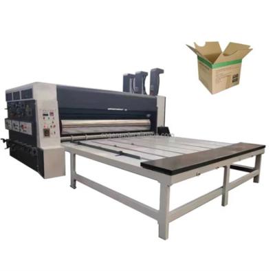 China Food Shop Carton Printing Slotting Die-Cutting Machinery With Stacker at Competitive for sale