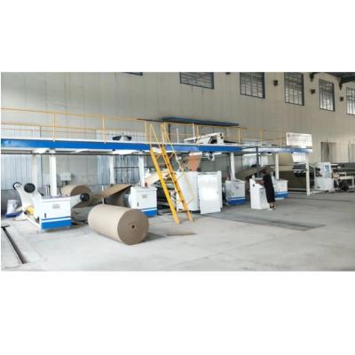 China 3 Layer Corrugated Cardboard Production Line Paper Making Machinery for Production for sale