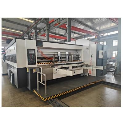 China Auto Print And Cut Machine for Corrugated Cardboard Box Printing Slotting Die Cutting for sale