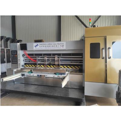 China 18000 KG Small Mini Corrugated Card Board Paper Flexographic Printers And Die Cutter Flexo Printing Machine Online Sale for sale