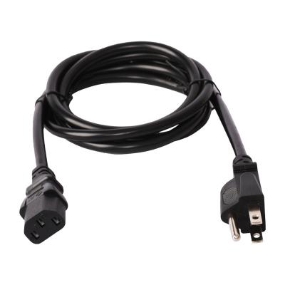 China COMPUTER Japan Standard AC Cord 3pin Plug 1m Black Power Cord Cable For Computer for sale