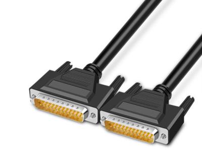 China Camera Copper DB25 Cable Male To Male Cable RS232 Serial Port Data Cable for sale