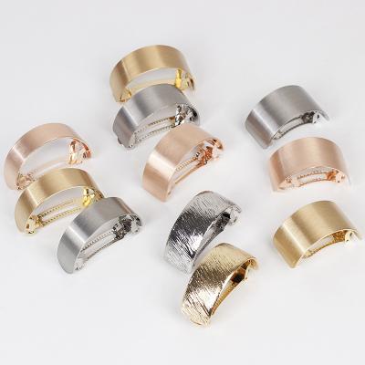 China Wholesale 2021 fashion Europe and America metal alloy plating ponytail hairpin barrettes fashion women hair accessories for women for sale