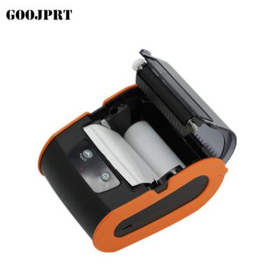 China GOOJPRT Sticker Label Printer P80D 80MM Black And White Handheld Thermal Printer With Shipping Label for sale