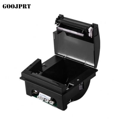 China 3 Inch 12V Black And White POS Kiosk Embedded Thermal Printer With Auto Cutter 80mm Panel Printer For Vending Machine for sale