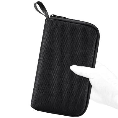 China Anti-magnetic signal block pocket faraday anti-theft bag multi-functional shockproof mobile phone handbag zippered bag for sale