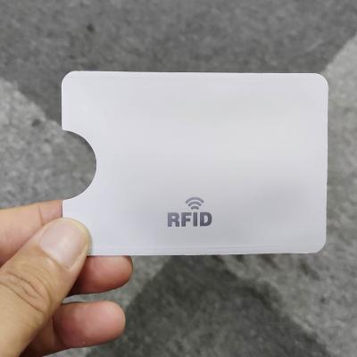 China New Rfid Block Design Aluminum Foil RFID Block Shield Card Sleeve for sale