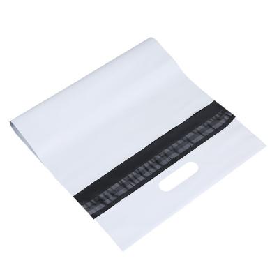 China Mailing Bags Tear Resistant Self Adhesive Delivery Bags Poly Mailer Bag Handle Mailer for sale