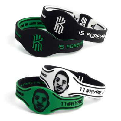 China Wholesale CLASSIC Basketball Star Wristband Silicone Wristband From China for sale