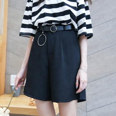 China 2022 Wholesale New Design Anti-wrinkle Women's Clothing Casual Bermuda Shorts With Pocket Women's 4XL Shorts Clothing Plus Size Stocks for sale