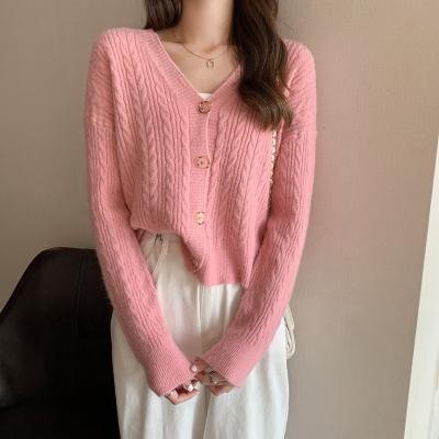 China Wholesale Autumn Breathable Fashion Women's Spring Anti-wrinkle 2021 New Arrival Casual Knitted Sweaters Cardigan Sweater for sale