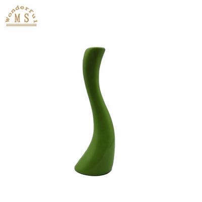 China Flower vase minimalist irregular ceramic tabletop modern style for home decoration for sale