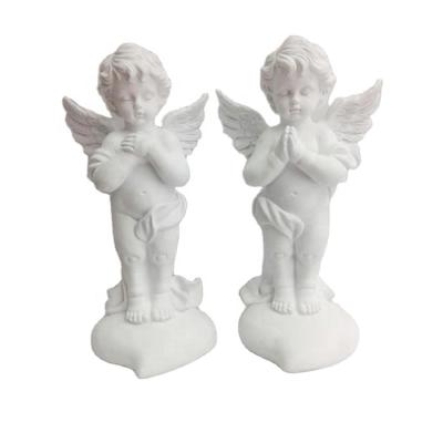 China China Angel Resin Decorative Prayer Grave Ornaments, Resin Angel Figurine Ornament, Praying Angel Keepsake For Good Healths for sale