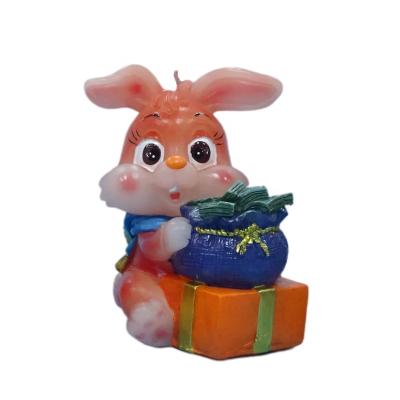 China Modern Decorative Scented Animal Candle Promotion Solid Paraffin Rabbit Candles Home Factory Price Handmade Wedding Decorations for sale