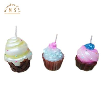 China Eco-friendly new design handmade cupcake candles, design candle, decorative candls for sale