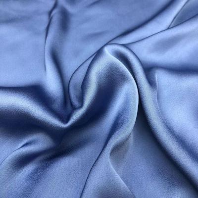 China 120GSM high quality poly/matte color polyester anti-static ready stretch satin silk stretch satin for dress for sale