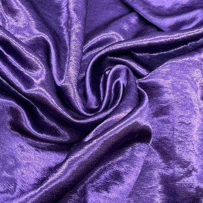 China 180GSM Polyester Anti-Static Heavy Viscose Blended Satin For Fashions / 50D*13S Viscous Airflow Glossy Satin Poly For Lady's Fashion for sale