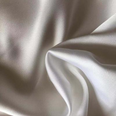 China Anti-static PFP/white Korean silk satin PFP/white Korean silk satin for sublimation print/85GSM polyester silk like satin for dress&scarf for sale