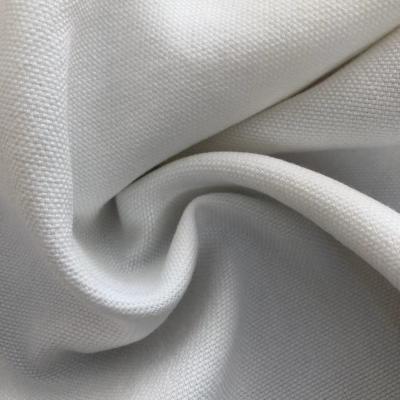 China Antistatic 100% Polyester Spun Binding Panama Canvas For Bags/360GSM White Color Panama Polyester Binding Canvas For Sublimation for sale