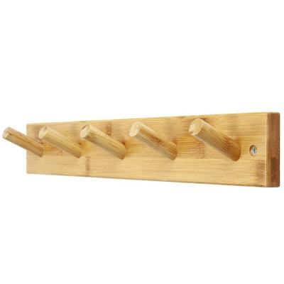 China Modern Wooden Wall Mounted Coat Rack, 16