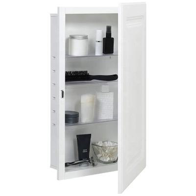 China Simple Bathroom Wall Mount Wholesale White Wood Storage Cabinet for sale