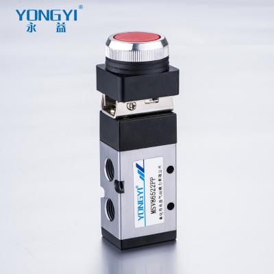 China mSv MSV86522PP 5/2Way General Mechanical Pneumatic Push Button Valve for sale