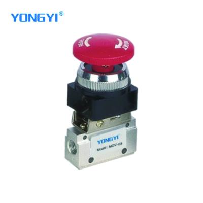 China Garment Shop MOV Series MOV-02 Pneumatic Push Button Valve for sale