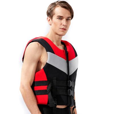 China SBR Neoprene In Running Adult EPE PVC Neoprene Life Vest For Buoyancy Sports Safety Swimming Life Vest for sale