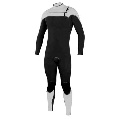 China MAN customized imports 5mm full CR neoprene full chest zipper wetsuit for sale