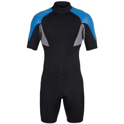 China Mens 3mm High Level Shark Skin Short Sleeve Surfing Neoprene Scuba Diving Wetsuit for sale