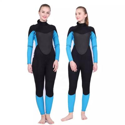 China Woman Professional Quality 3mm Neoprene One Piece Scuba Surfing Full Wetsuit for sale