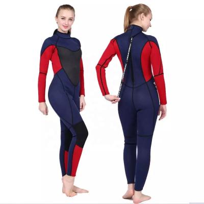 China Woman Women Professional One Piece Neoprene Diving Scuba Surfing Full Wetsuit for sale