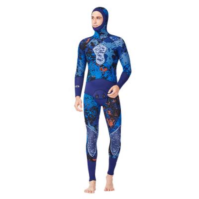 China MAN Two Piece Spearfishing Wetsuit Neoprene Mens 3mm Surfing Outdoor Diving for sale