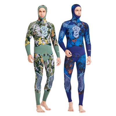 China MAN 3mm Neoprene Mens Two Piece Spearfishing Wetsuit Surfing Scuba Diving Outdoors for sale