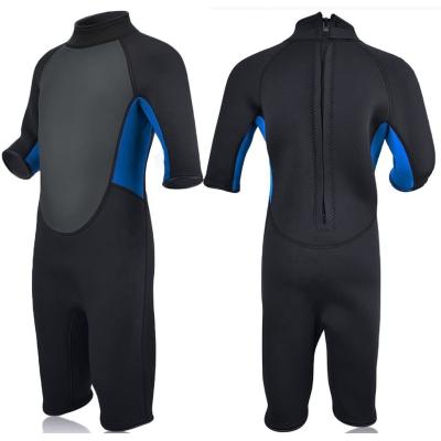 China Good Factory Price Kid Neoprene Surfing Snorkeling Kids Warm Short Wetsuit for sale