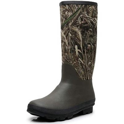 China High Quality Nylon Neoprene Customization 5mm Neoprene Camouflage Hunting Upper Factory Vulcanized Boot High for sale