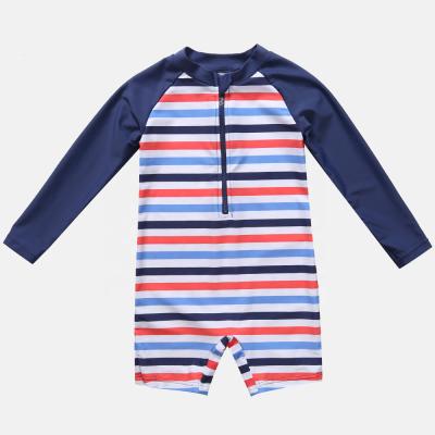 China High Quality Swimsuit Kid UPF 50+ Sun Guard Long Sleeve Kids Rash Guard One Piece Water Sport Swimwear for sale