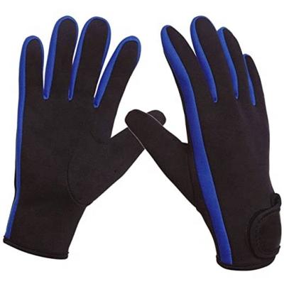 China Unisex Neoprene / Nylon Thermal 3mm Neoprene Scuba Diving Anti-Skid Glove for sale