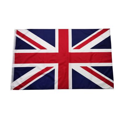 China Waterproof High quality wholesale Custom Print Polyester England UK Advertising Flag Product for sale